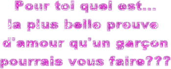 Pour toi??...